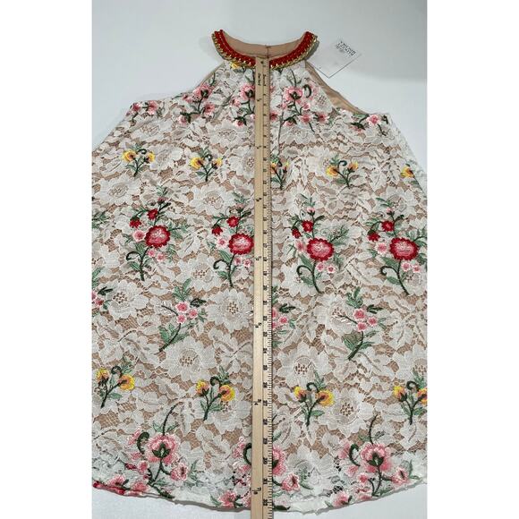 Belle by Badgley Mischka Eve Dress Floral Lace Size 8 NWT - Picture 9 of 14